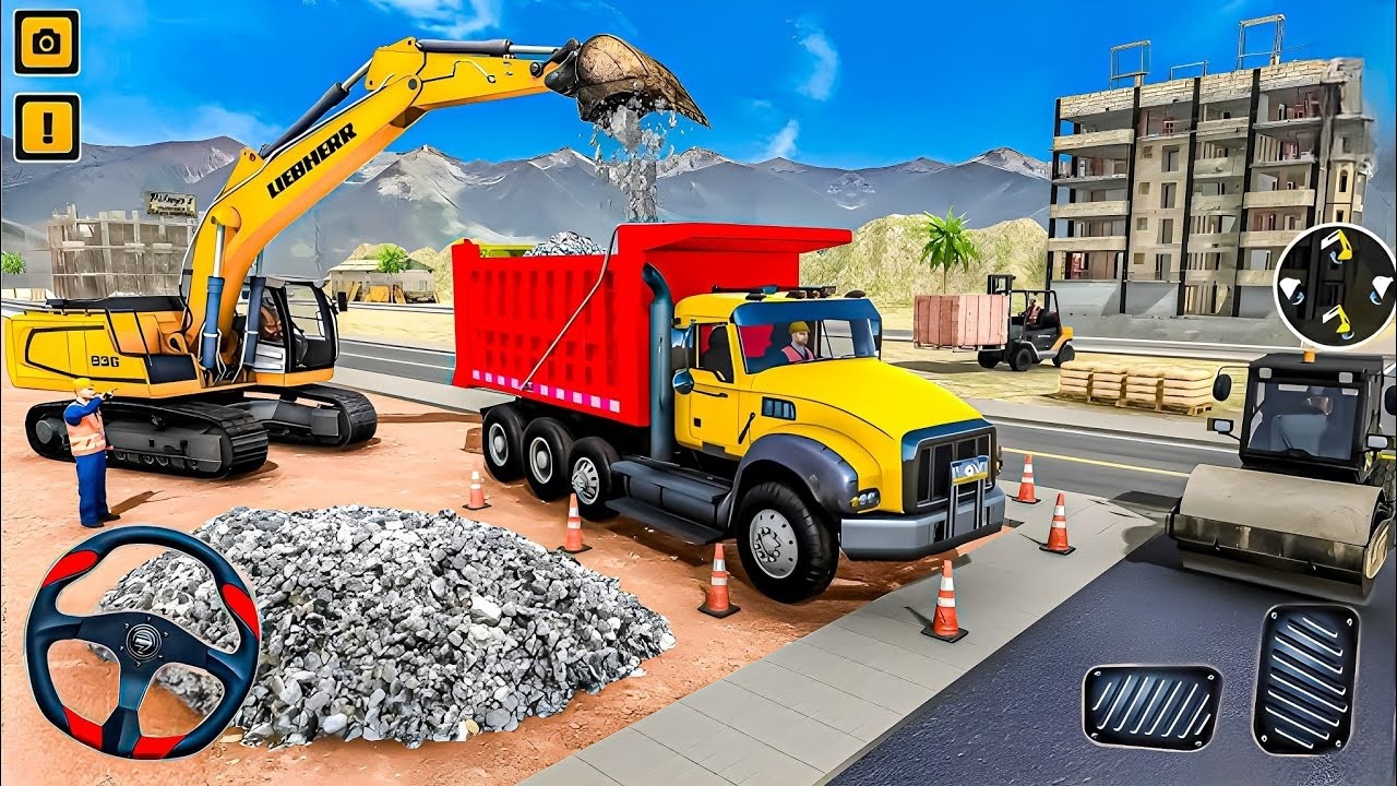 Railway Road Construction 3D - JCB Train Road Builder Simulator - Android Gameplay #33