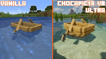 Minecraft | Vanilla vs Chocapic13 V8 Ultra