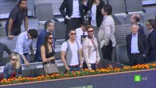 Nadal-Ferrer best points seen by Cristiano Ronaldo Mutua Madrid Open 2013