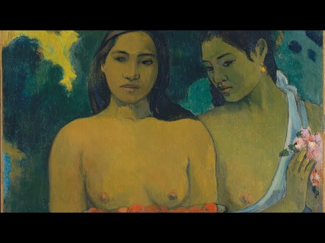美術品鑑賞第894回【二人のタヒチの女（Two Tahitian Women）】ポール