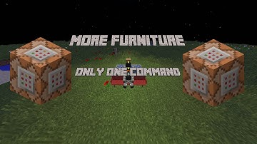 Only One Command: More Furniture