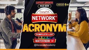CompTIA Network+ (N10-009) Full Acronym List Explained | 35-Min Audio Podcast to Pass The Exam