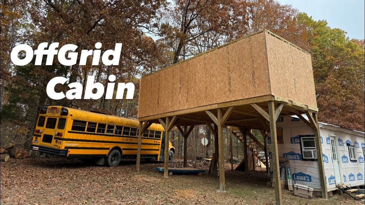 Пытаемся построить огромный домик до зимы!