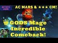 Dota Auto Chess INCREDIBLE Gods Mage Comeback The Unbeatable Mars Zeus Gods Mage Replay 2