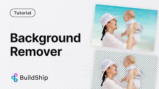 Remove image background and upload to cloud storage - in no code apps