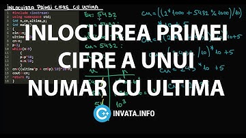 Inlocuirea primei cifre a unui numar cu ultima C++