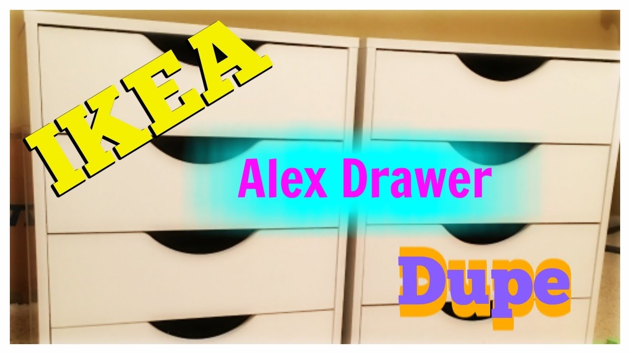 Ikea Alex Drawers Dupe