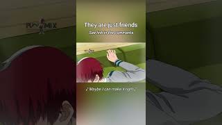 Todoroki and Bakugo are just friends~ #shorts #animation #todobaku #kiss #bts #deletedscene
