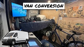 DIY Van Conversion Turned into Art Studio