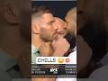 This face-off between Dricus du Plessis and Khamzat Chimaev 😳💥 #ufc