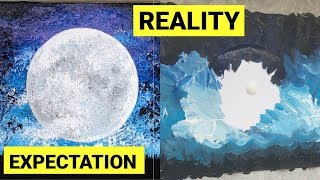 РИСУЮ ФОЛЬГОЙ по урокам для НАЧИНАЮЩИХ от Jay Lee Painting. ОЖИДАНИЕ И РЕАЛЬНОСТЬ