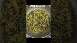 #Mutton Methi keema #curry#recipe #cooking#delicious# ....♥️