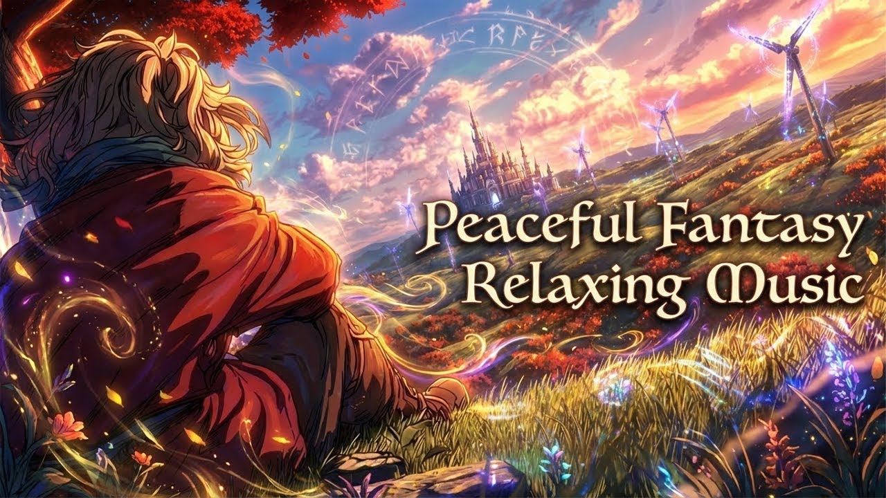 Relaxing Fantasy Music (2 Hours) 🍃 Calm Piano & Soft Guitar & Violin