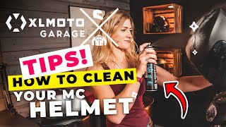 HOW TO CLEAN YOUR MOTORCYCLE HELMET - Tutorial