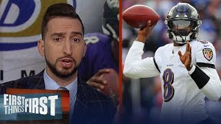Nick Wright & Chris Broussard preview Jets vs. Ravens Thursday night game | NFL | FIRST THINGS FIRST