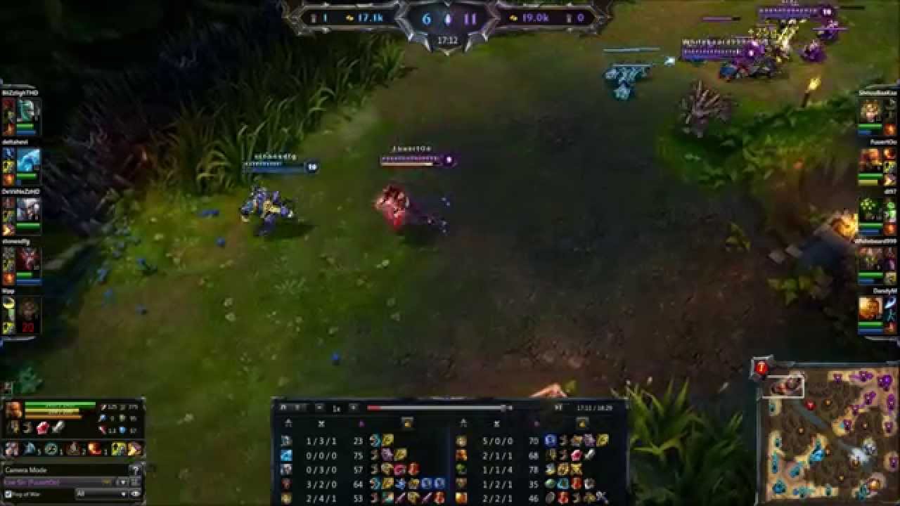 LoL Best Lee Sin Gank ever