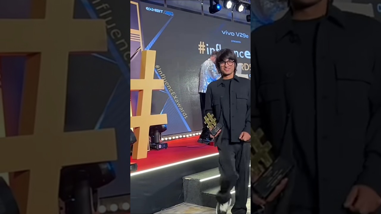 vlogger of the year meil gaya 🤓l 