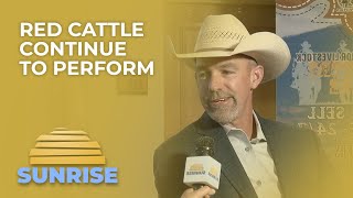Josh Taylor with the Red Angus Association | Superior Sunrise