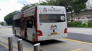 (Mediacorp CNA Full Body Advertisement) SMB1503U On Service 801 At Yishun Avenue 2