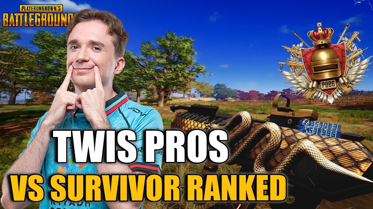 TWIS Pros–LU, XMPL, BatulinS & PerfectK1ss Wipe Perfect Survivor Ranked Squads! PUBG 