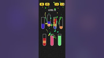 Water Sort Puzzle Level 12 Walkthrough Solution iOS/Android