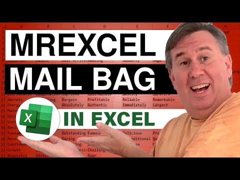 Excel - MrExcel Mailbag: Episode 1448