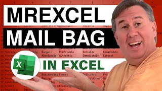Excel - Mrexcel Mailbag Episode 1448