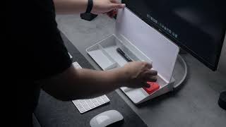 Notera Wedge - Whiteboard + Organizer in One!