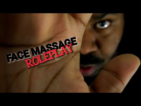 ASMR Face Massage Roleplay with Relaxing Hand Movements