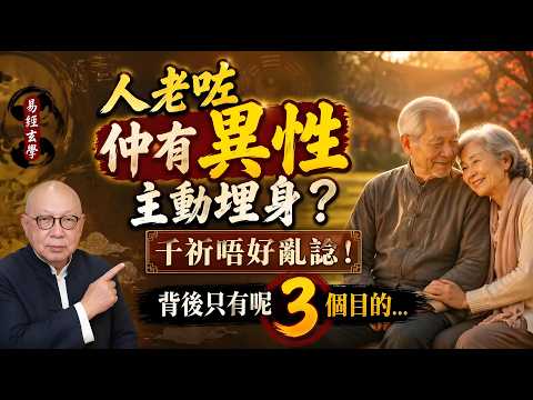 岑逸飛：人老咗仲有異性主動埋身？千祈唔好亂諗！背後只有呢3個目的…#岑逸飛 #國學智慧 #易經智慧 #人性真相 #識人術 #晚年生活