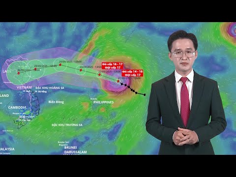 Bão Ragasa di chuyển phức tạp, cả nước mưa to tuần tới? | Thời tiết Quảng Ngãi ngày mai?