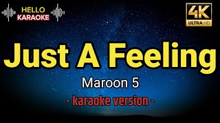 Just A Feeling  Maroon 5 karaoke Version