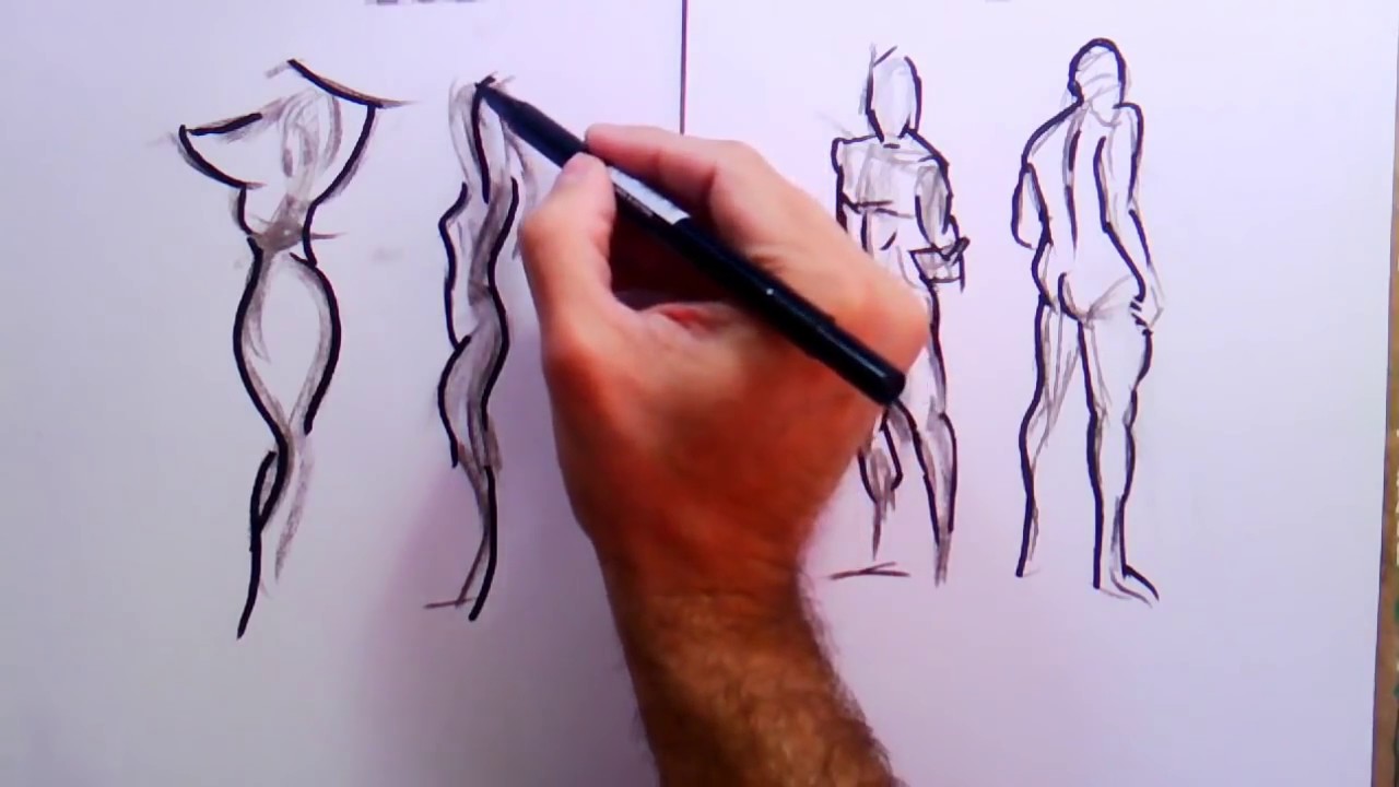 Como Dibujar el Cuerpo Femenino y Masculino Facil - thptnganamst.edu.vn