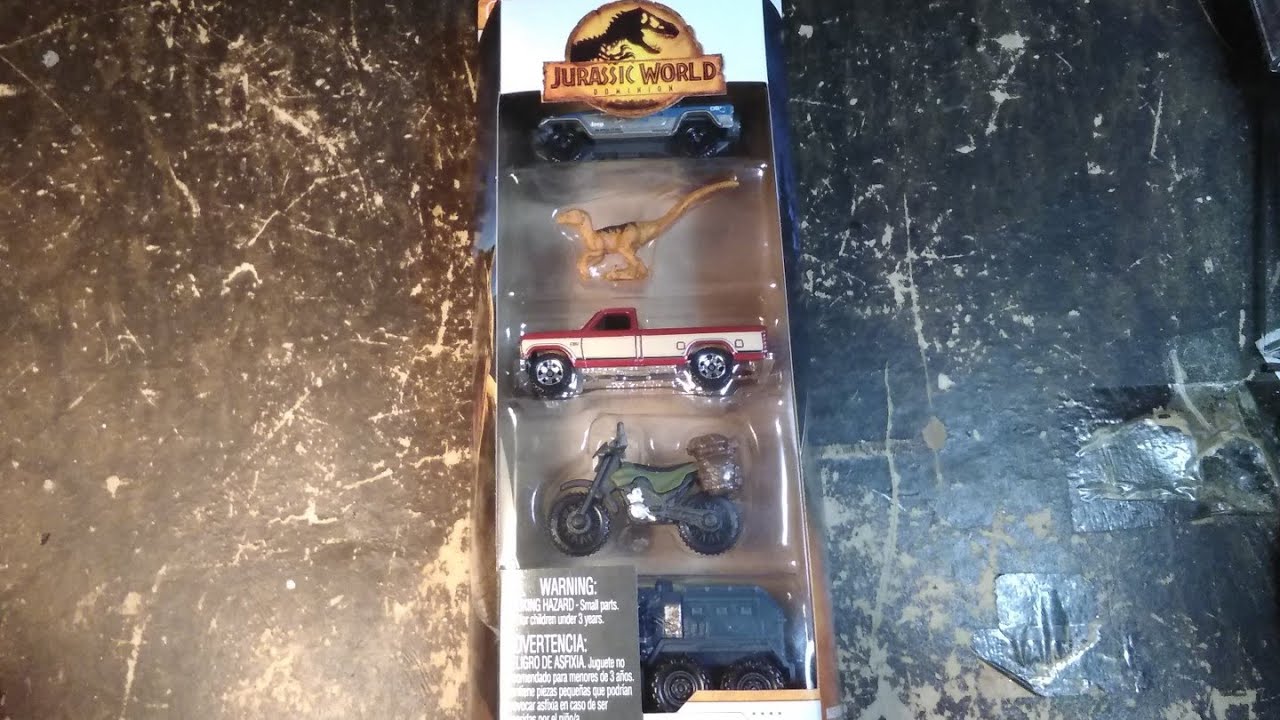 Matchbox Jurassic World Transport Trackers 5 Pack