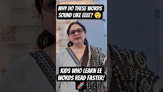Learning phonics becomes easy when kids understand sounds step by step ✨ EE words #EEWords #Phonics