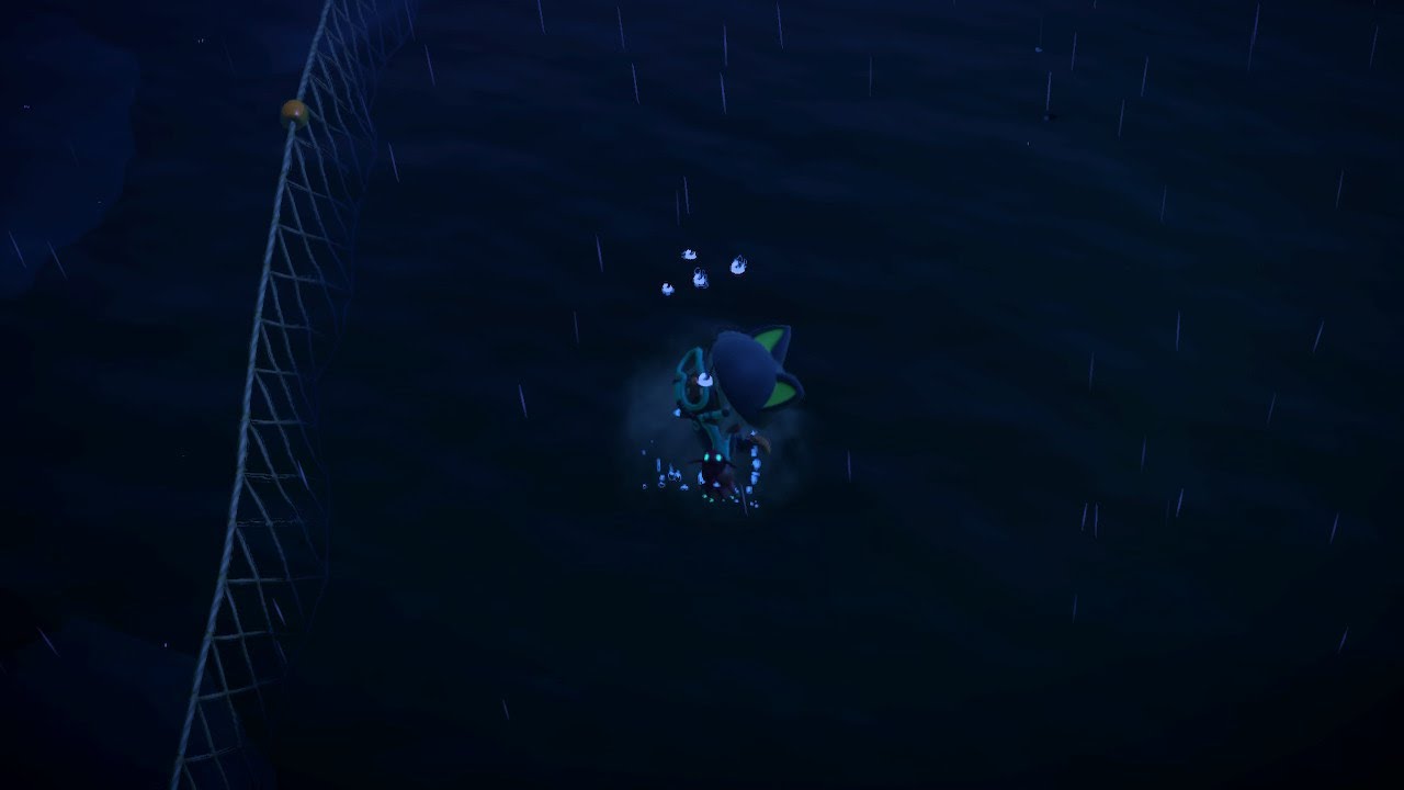 ACNH all APRIL 2025 Vampire Squid catches