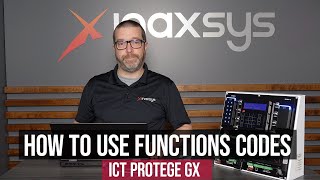 How to use functions codes with ICT Protege GX