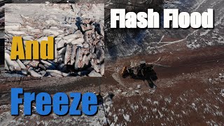 Flash flood and freeze Aftermath in Truro Nova Scotia Feb. 2022