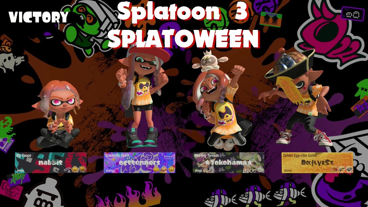 SPLATOON 3 (2022) | Splatfest Battle (Open) Turf War - NO DAMAGE for ALL my TEAMMATES!!! - Gameplay