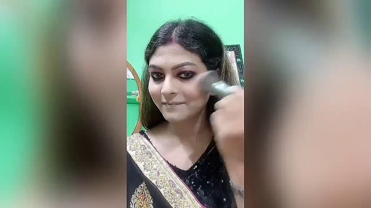 Soft party makeup look