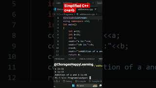 C++... c=a+b