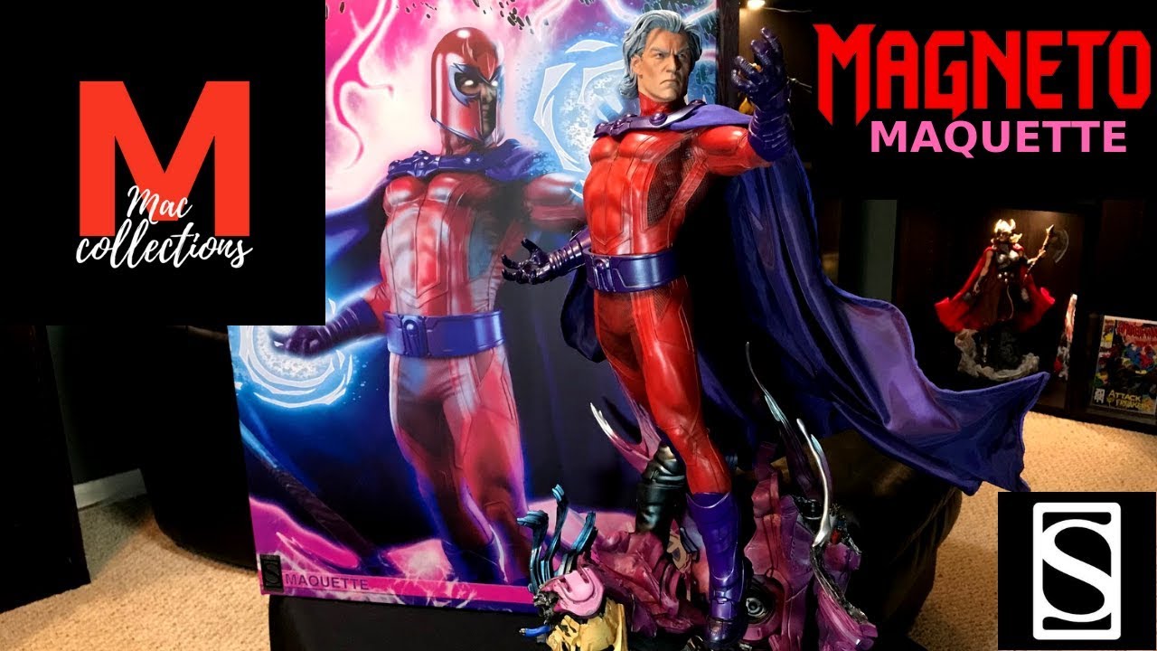 Magneto Maquette Exclusive By Sideshow Collectibles Unboxing & Review 