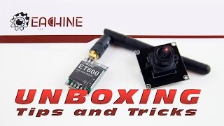 Eachine 800TVL CCD 600mW FPV Set - Unboxing   Tips & Tricks!