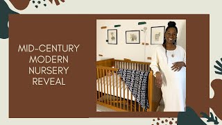 Mid-Century Modern Nursery Reveal