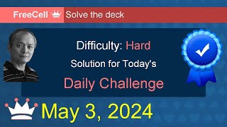 Microsoft Solitaire Collection: FreeCell - Hard - May 3, 2024 screenshot 5