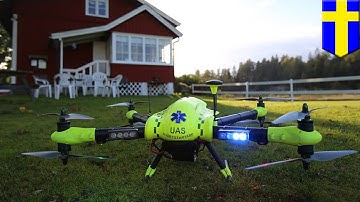 Medical drone: Researchers use drones to deliver AEDs to people suffering heart attacks - TomoNews