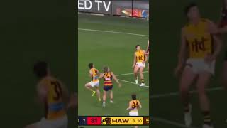 Connor McDonald kicks a goal from mid air in the SF.