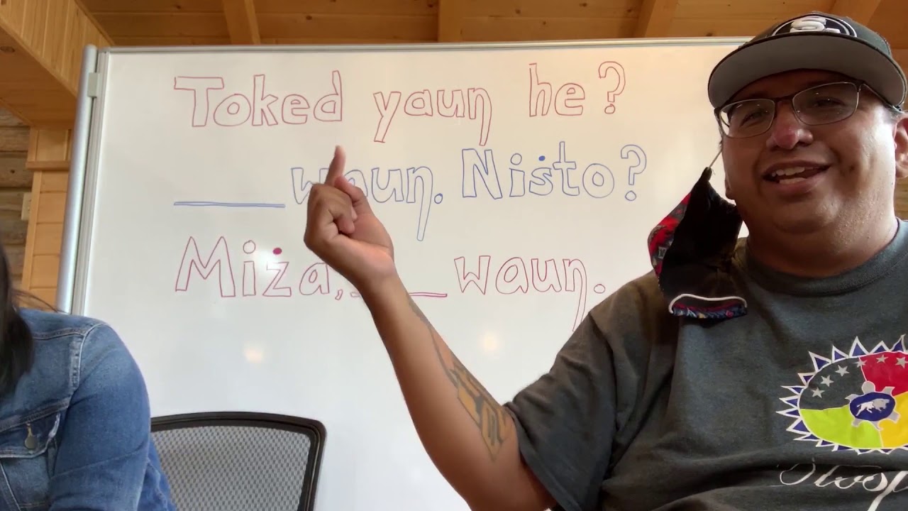 SWC Dakota Language 1 Week 2, Lessons 13 YouTube