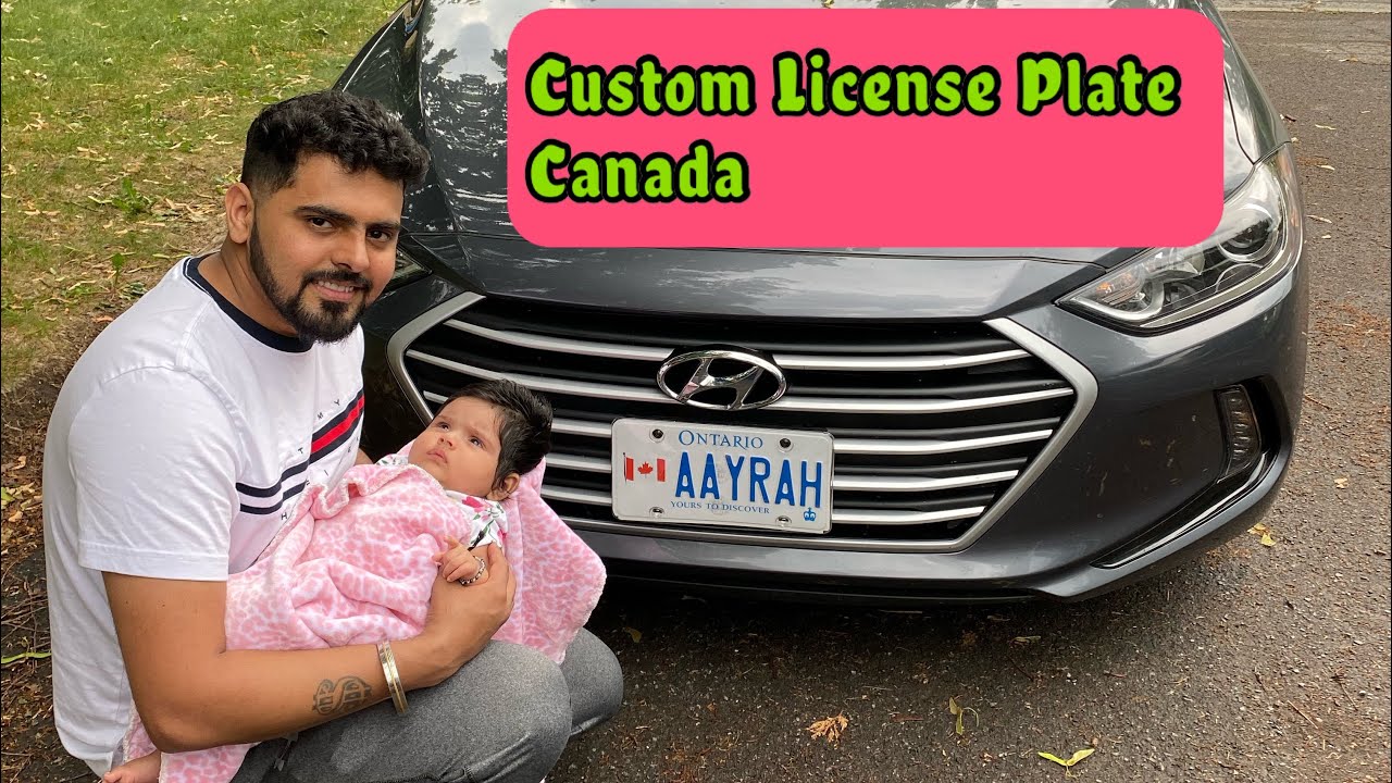 Custom license plate ontario canada vlog 2 father s day surprise