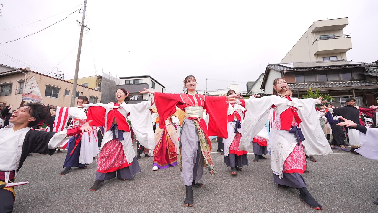 [4K] 彩ノ京 -ハナノミヤコ-　瑞浪バサラカーニバル 2023（バサカニ） 浪花駐車場会場
